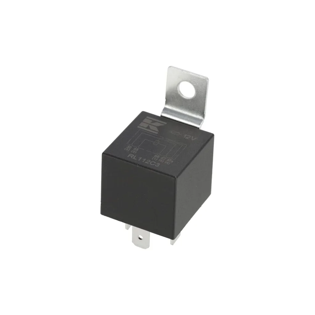 [AMAT2-377291] Releu mini 12V, interschimbare, 30A/40A, diodă, cu suport RL112C3