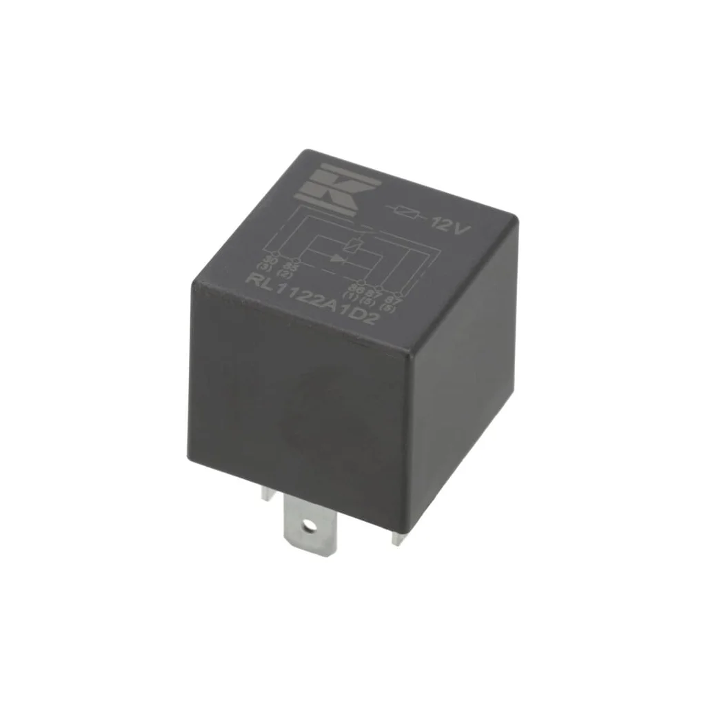 [AMAT2-377464] Releu mini 12V, contact dublu, 2x20A, diodă, fără suport RL1122A1D2