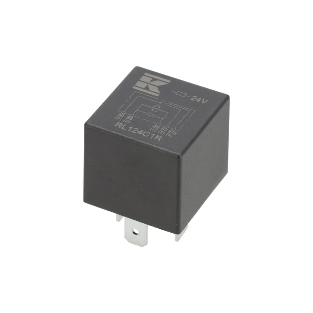 [AMAT2-377561] Releu mini 24V, interschimbare, 30A/40A, cu rezistor, fără suport RL124C1R