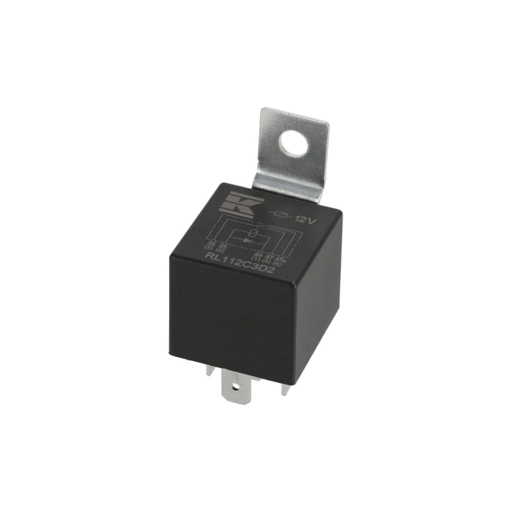 [AMAT2-377643] Releu mini 12V, interschimbare, 30A/40A, diodă, cu suport RL112C3D2