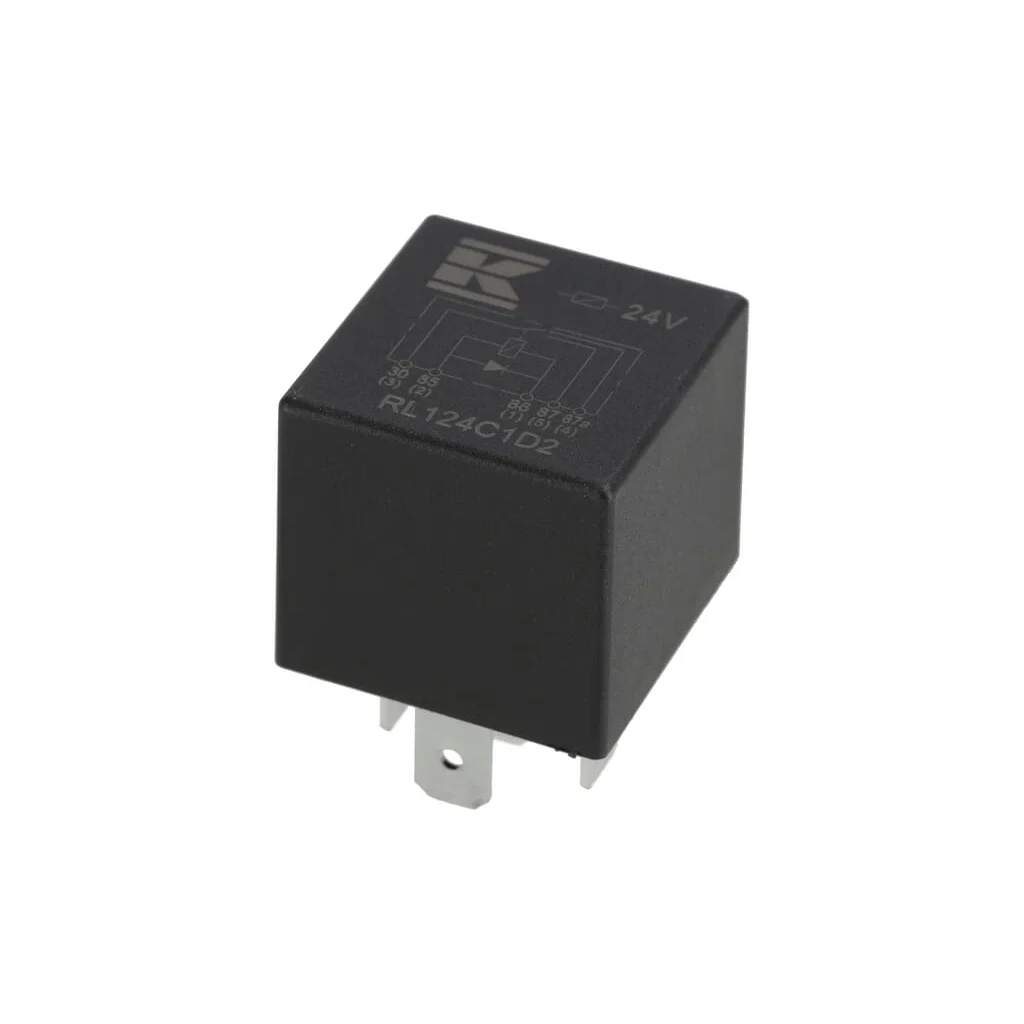 [AMAT2-377733] Releu mini 24V, interschimbare, 30A/40A, diodă, fără suport RL124C1D2