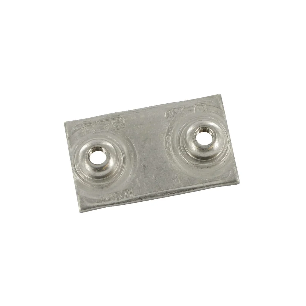 [AMAT2-378955] Placă de montare prin sudare simplă V2A mărimea3 RS9313RVS