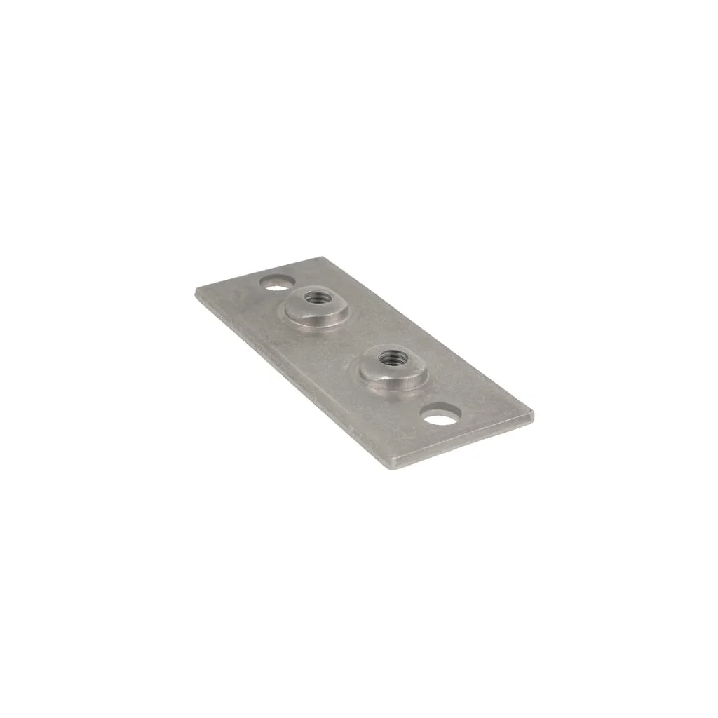 [AMAT2-379087] Placă cu două găuri din oțel Gr.4 RS9414