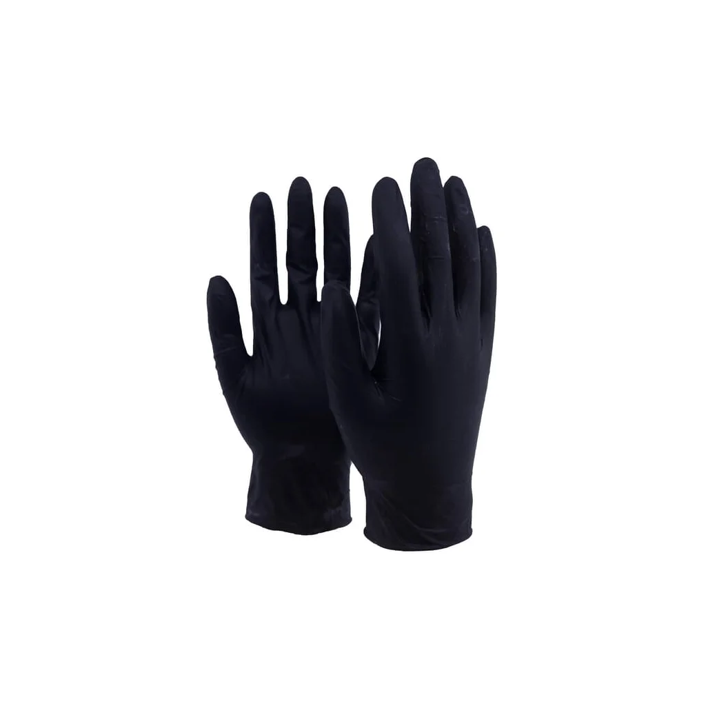 [AMAT2-379334] Mănuși de unică folosință, negru, S, 100buc/pachet RX60BLKS