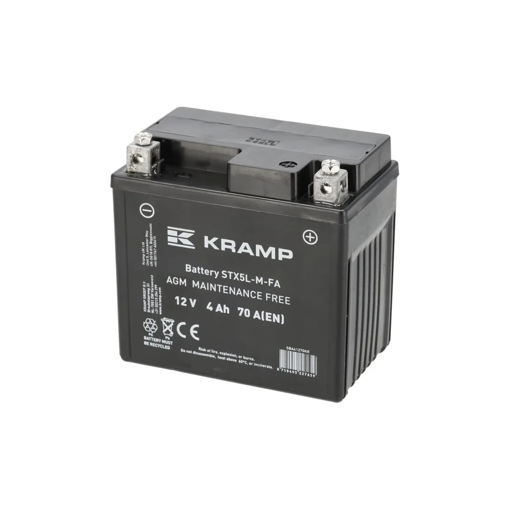 [AMAT2-383878] Baterie 12V 4Ah 70A sigilată Kramp SBA41270KR