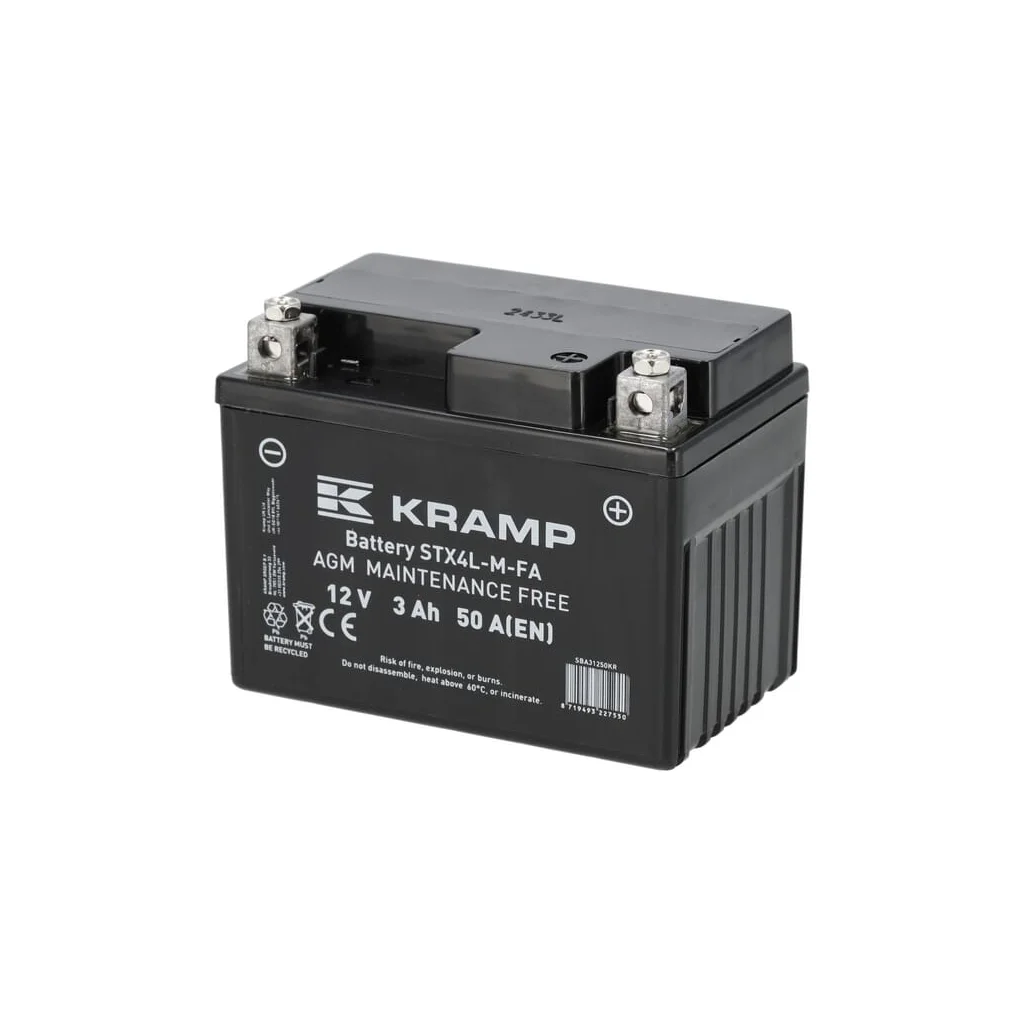[AMAT2-384096] Baterie 12V 3Ah 50A închisă Kramp SBA31250KR