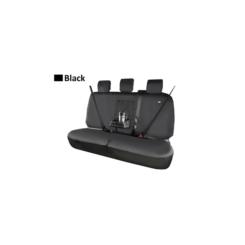 [AMAT2-384792] Husă scaun, spate, neagră, 3 tetiere fixe, tavă rabatabilă, potrivită pentru Ford Ranger SC506011