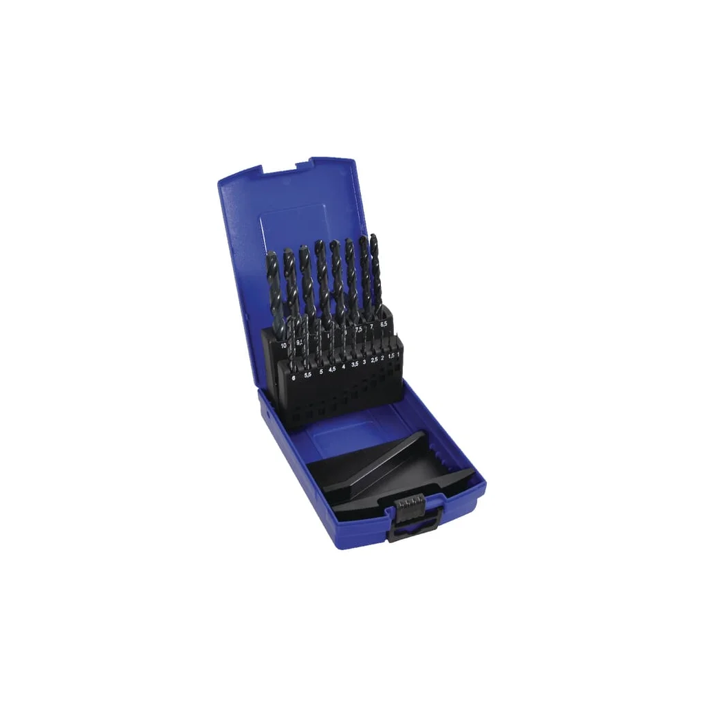 [AMAT2-386933] Set burghie elicoidale metal 1-10mm 19 buc SE1466IZA