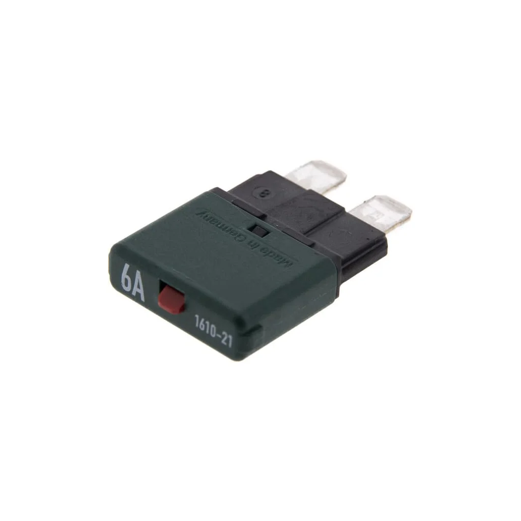 [AMAT2-387205] Siguranță termică cu resetare manuală 28V 6A lungime 34,4mm verde E.T.A SI25006