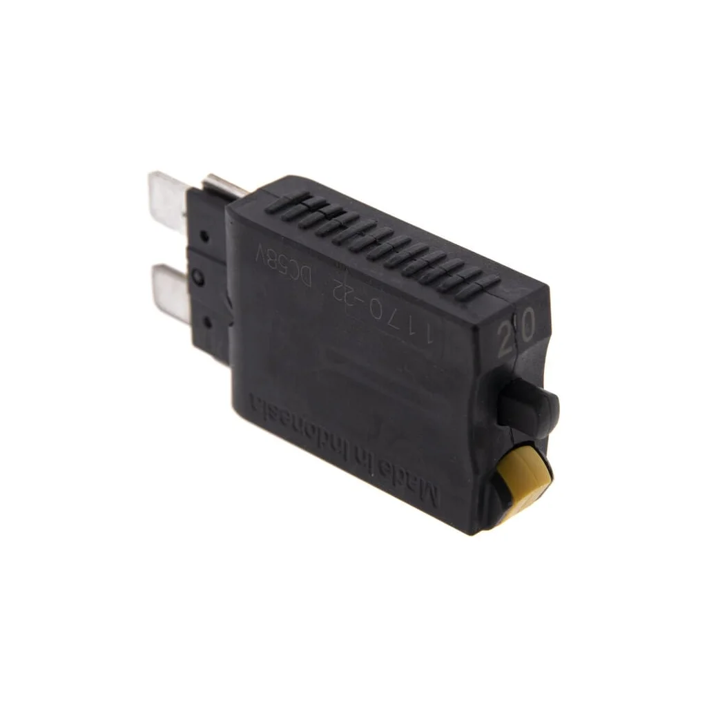[AMAT2-389273] Siguranță termică cu resetare manuală 28V 20A lungime 51,6mm galben E.T.A SI26020