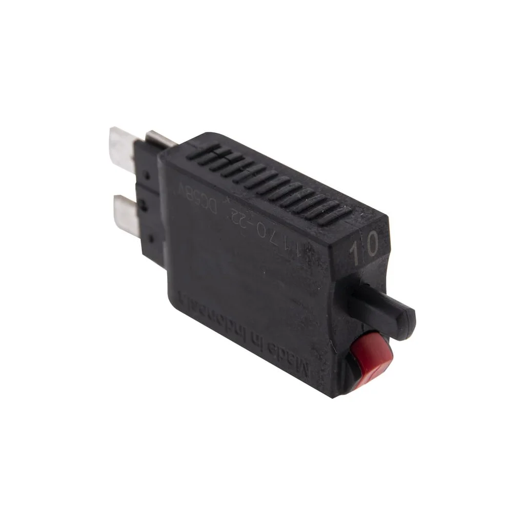 [AMAT2-389746] Siguranță termică cu resetare manuală 28V 10A lungime 51,6mm roșu E.T.A SI26010