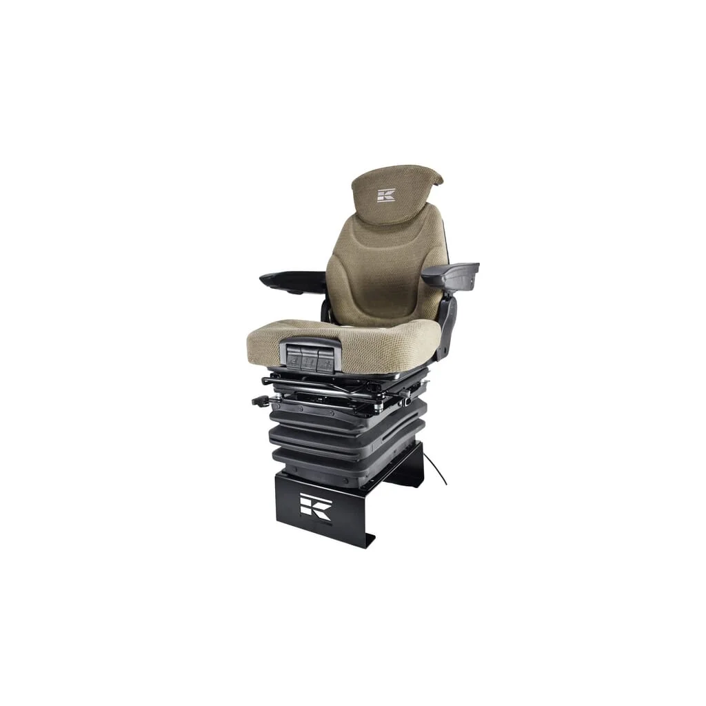 [AMAT2-390056] Scaun K-Lux, cu suspensie pneumatică, 520 mm, 12V, bej SKL8201520BE