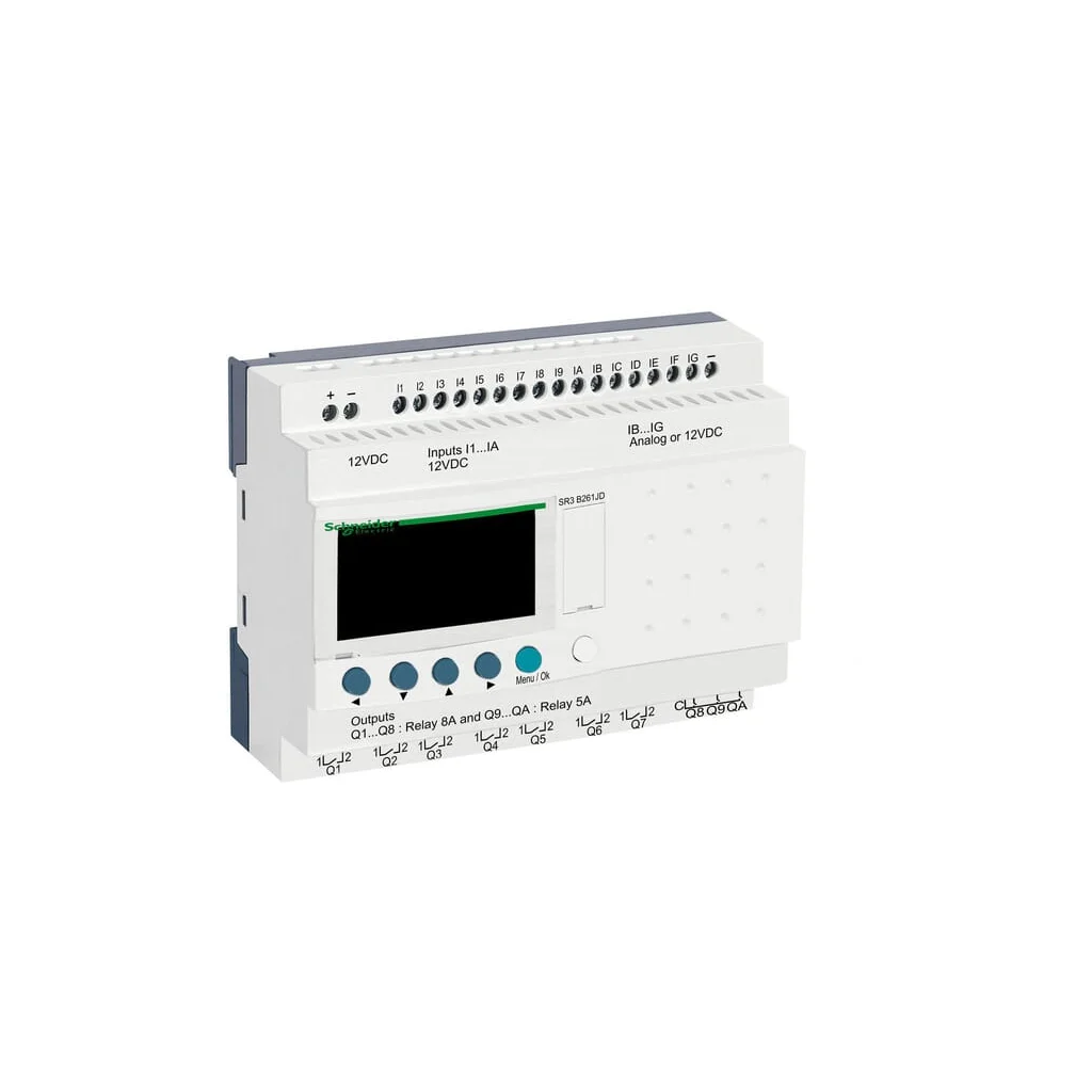 [AMAT2-394266] Zelio Logic, 12V DC, 16I, 10O SR3B261JD