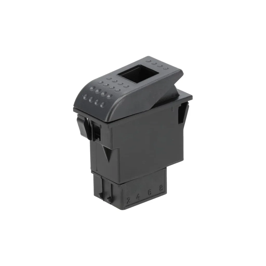 [AMAT2-395321] Comutator basculant, (I)-0-II, 8 pini, funcție iluminare, cu bec SW10029KR