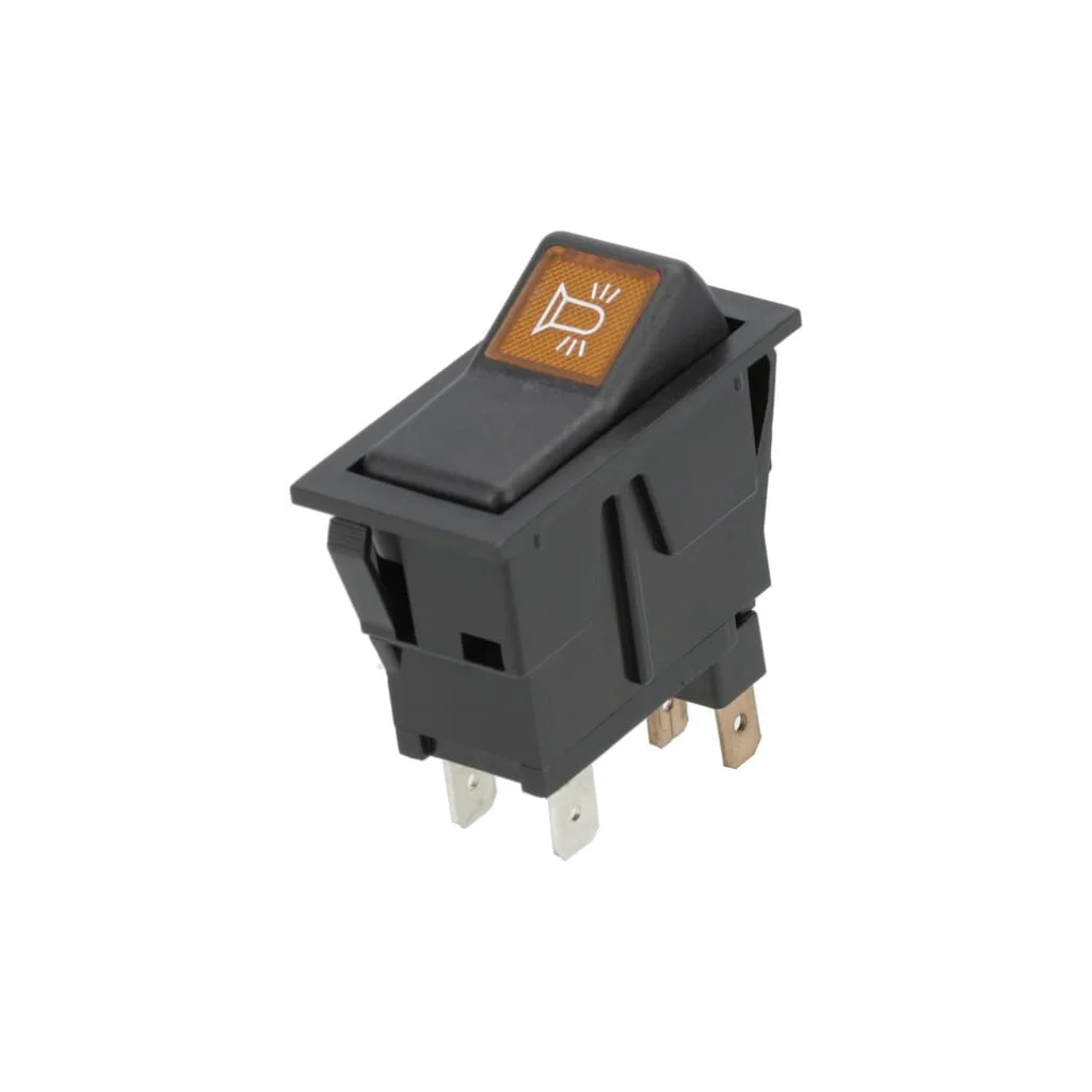 [AMAT2-395656] Întrerupător basculant, I-0, off-on, 12V, 2 pini, far rotativ SW10055KR