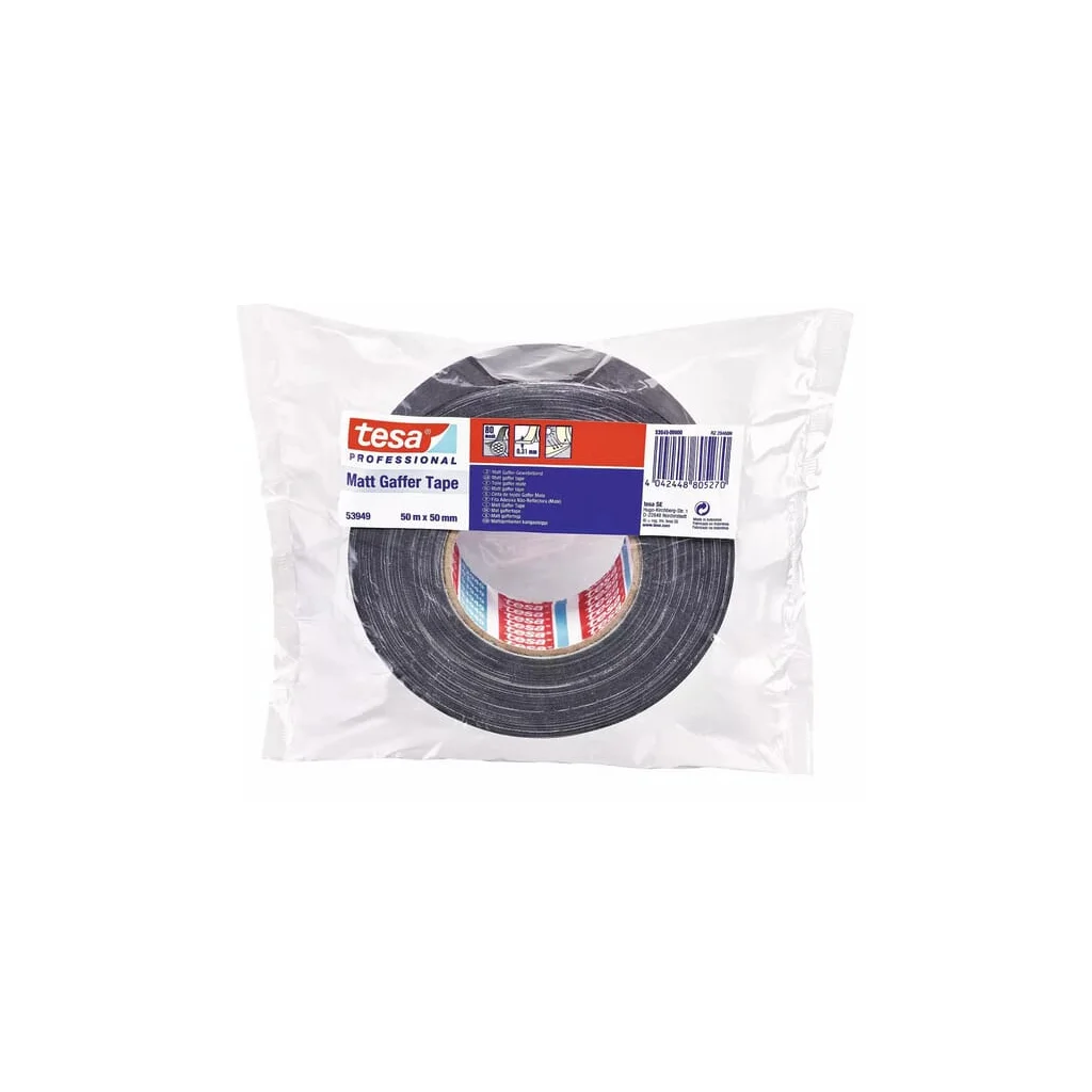 [AMAT2-397611] Bandă Gaffer mată, 50mmx50M. Negru T539490000002