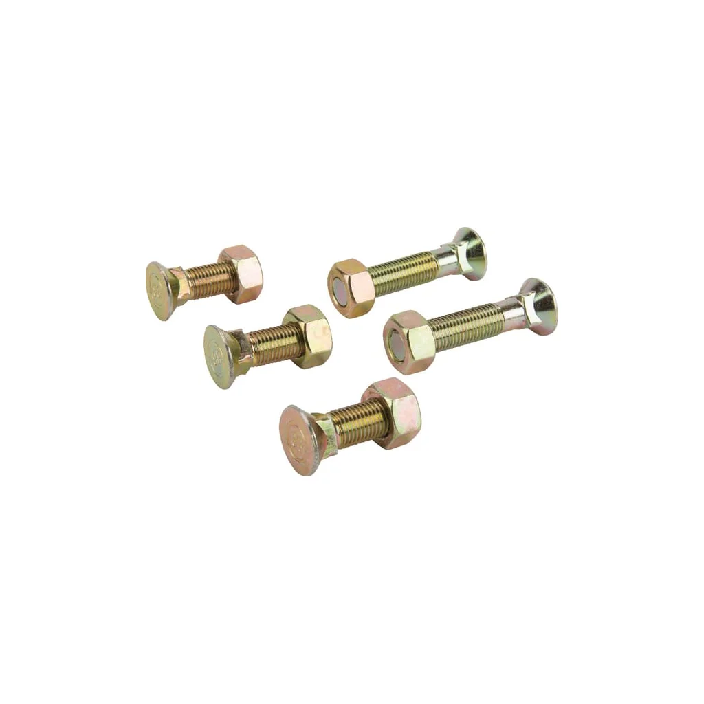 [AMAT2-399706] Șurub plug cu gât pătrat și piuliță 7/16"x35mm 3 buc. 7/16"x55mm 2 buc. TB80012