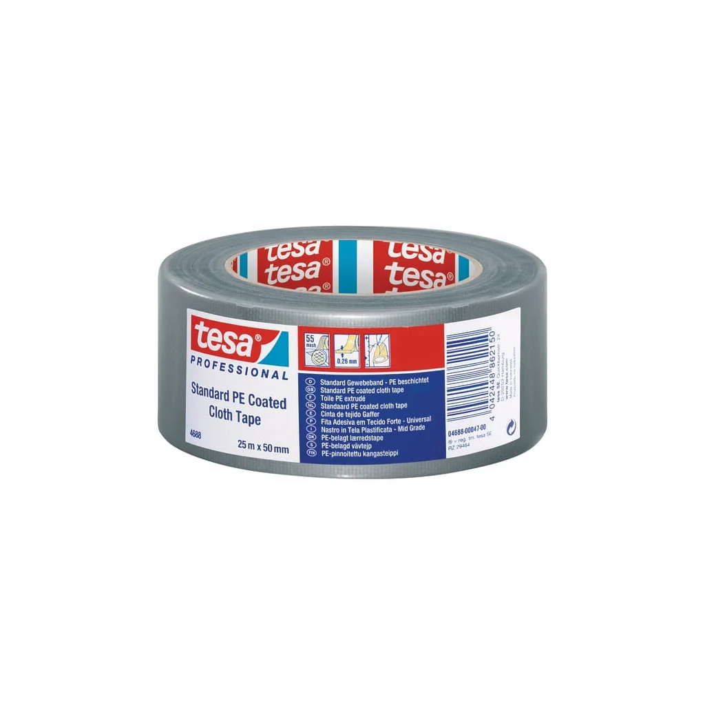 [AMAT2-398028] Bandă textilă cu polietilenă Standard alb 25mx50mm TesaBAND® T046880004300