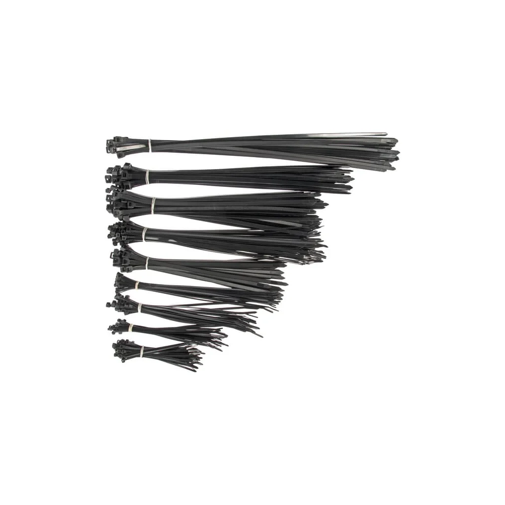 [AMAT2-401767] Sortiment coliere pentru cabluri, negru, 300buc TR01300ASS