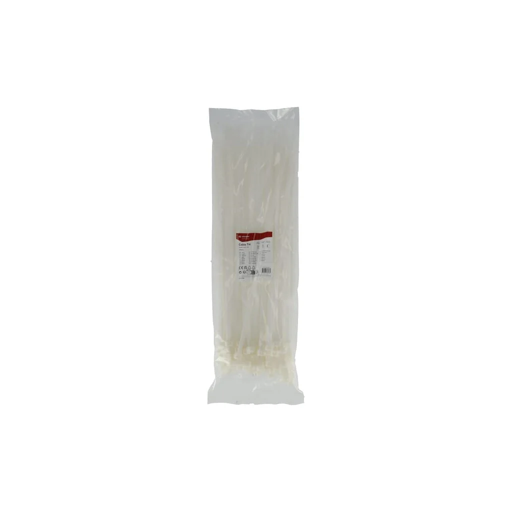 [AMAT2-401870] Colier pentru cablu 9x430mm, alb, 100buc TR0190430WHI