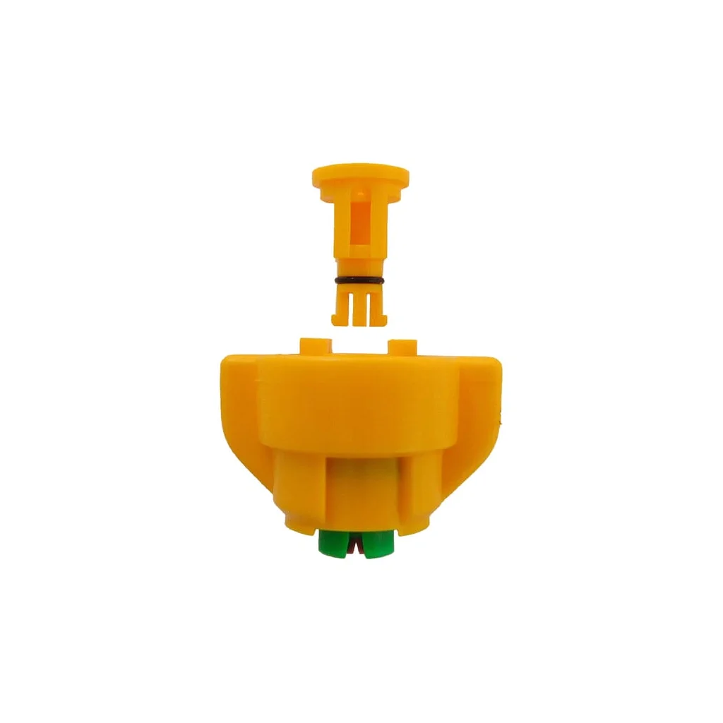 [AMAT2-400700] Duză injecție aer TD 60° 02, galbenă/verde, din material ceramic, Agrotop TD6002