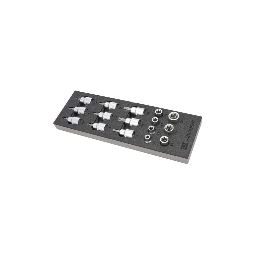 [AMAT2-402414] Modul spumă pentru set capete chei tubulare torx 1/2" 16 buc. (set inclus) TT800503