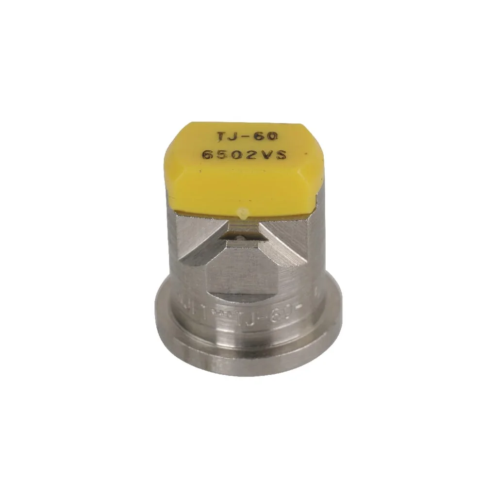 [AMAT2-400998] Duză ventilator dublu plat TJ 65° 02 TeeJet, galbenă, din oțel inoxidabil TJ606502VS