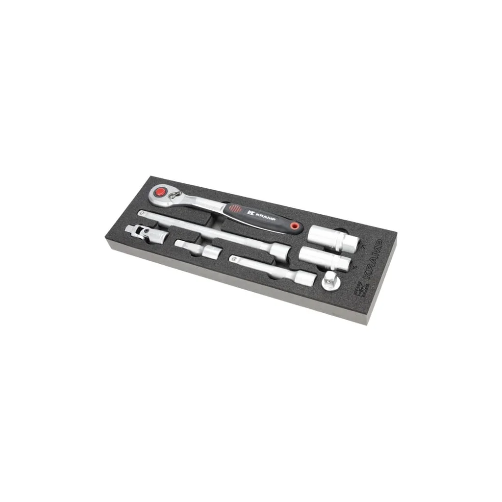 [AMAT2-402661] Modul spumă pentru șurubelnițe cu clichet și accesorii 1/2" 8 buc. (set inclus) TT800502