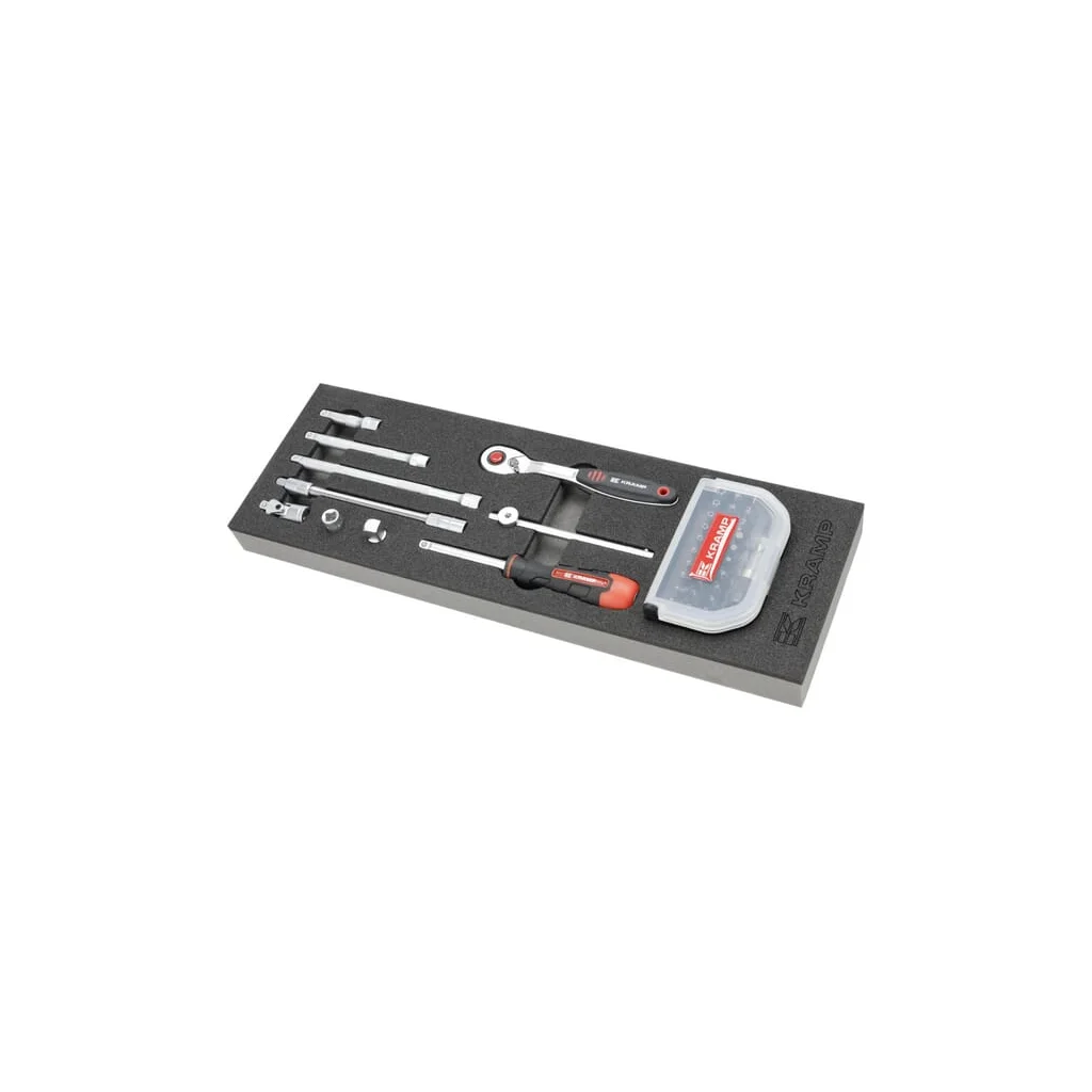 [AMAT2-402874] Modul spumă pentru șurubelnițe cu clichet și accesorii 1/4" 41 buc. (set inclus) TT800102