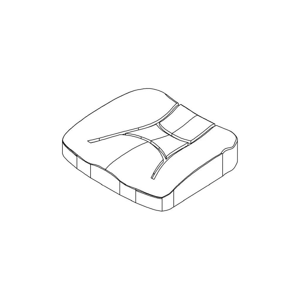 [AMAT2-402991] Pernă scaun TS60066KR