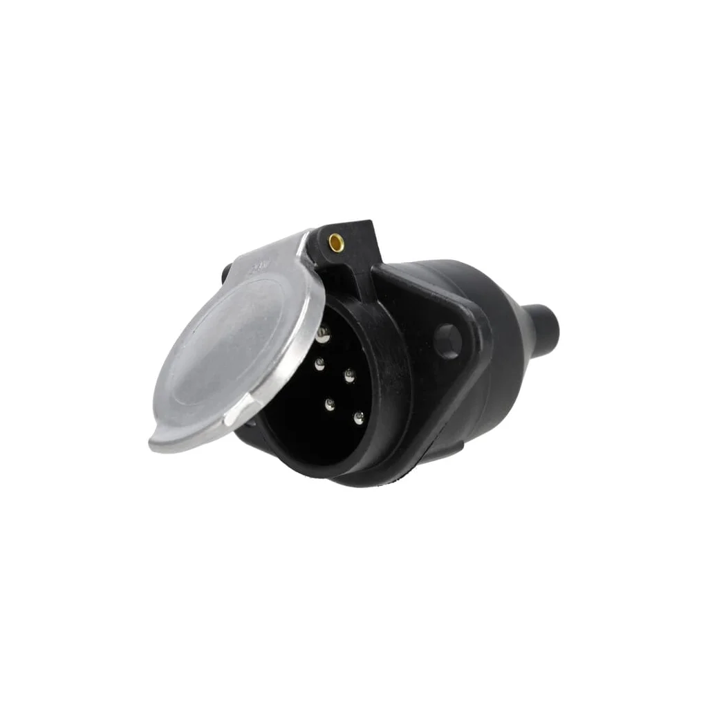 [AMAT2-401325] Priză remorcă, 7 pini, capac metalic, 24V, terminale cu șurub TR00009KR