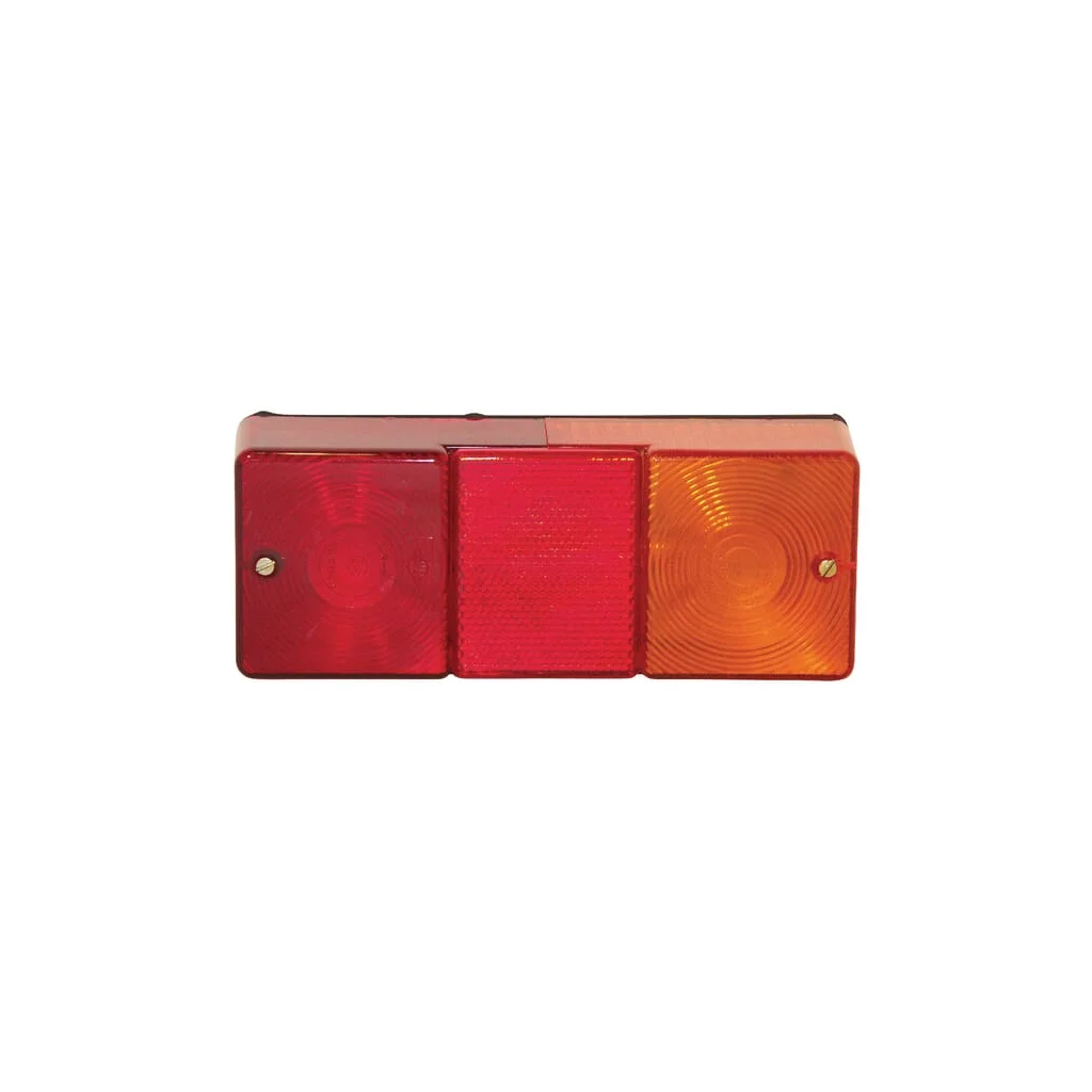 [AMAT2-401670] Lumină spate rectangulară, 12/24V, galben/roșu, prindere cu șurub, 190x40mm, Britax TOR2480