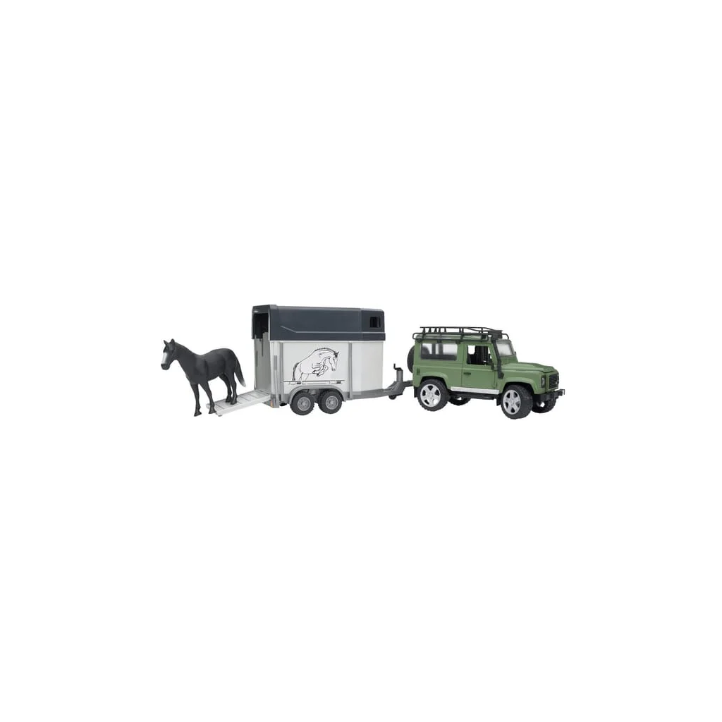 [AMAT2-403366] Mașină de teren Land Rover Defender cu remorcă transport cai U02592