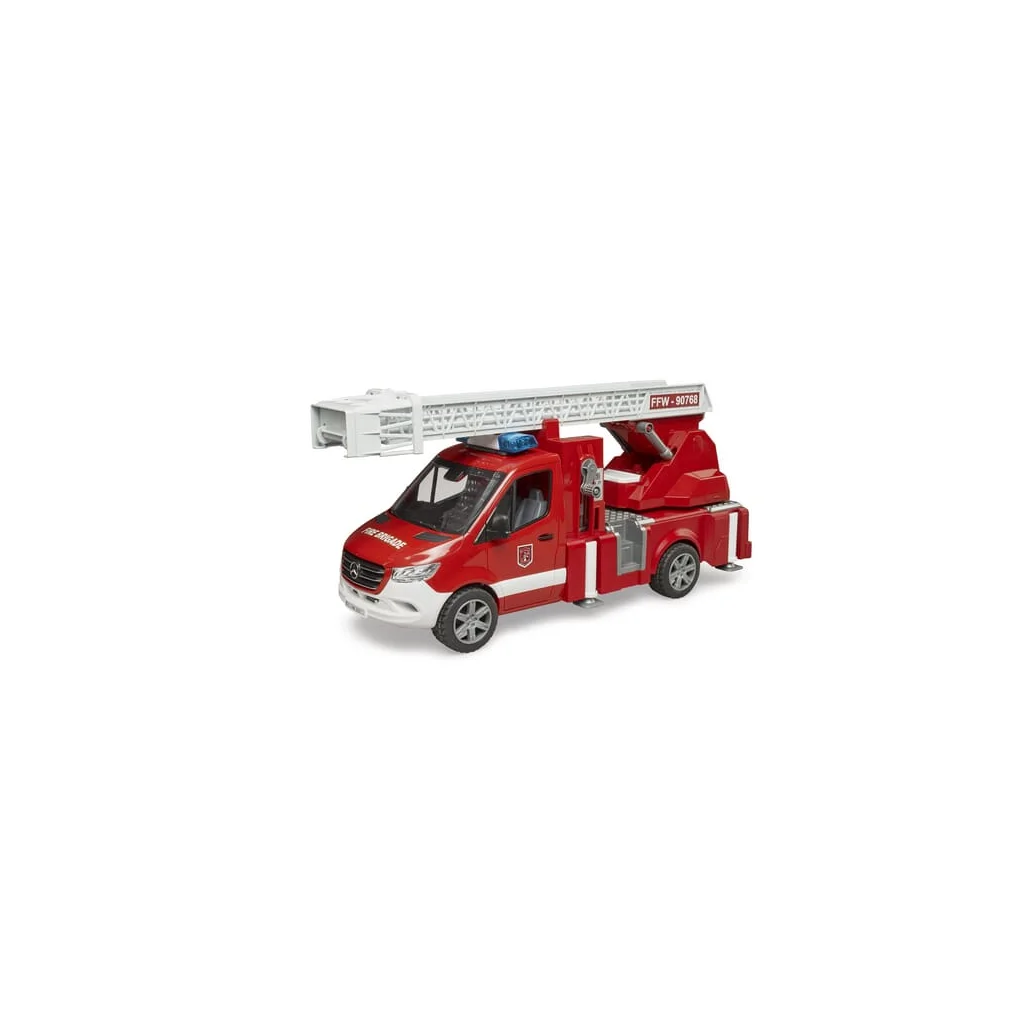 [AMAT2-403512] Mașină pompieri MB Sprinter cu scară pompă apă și modul de sunet și lumini U02673