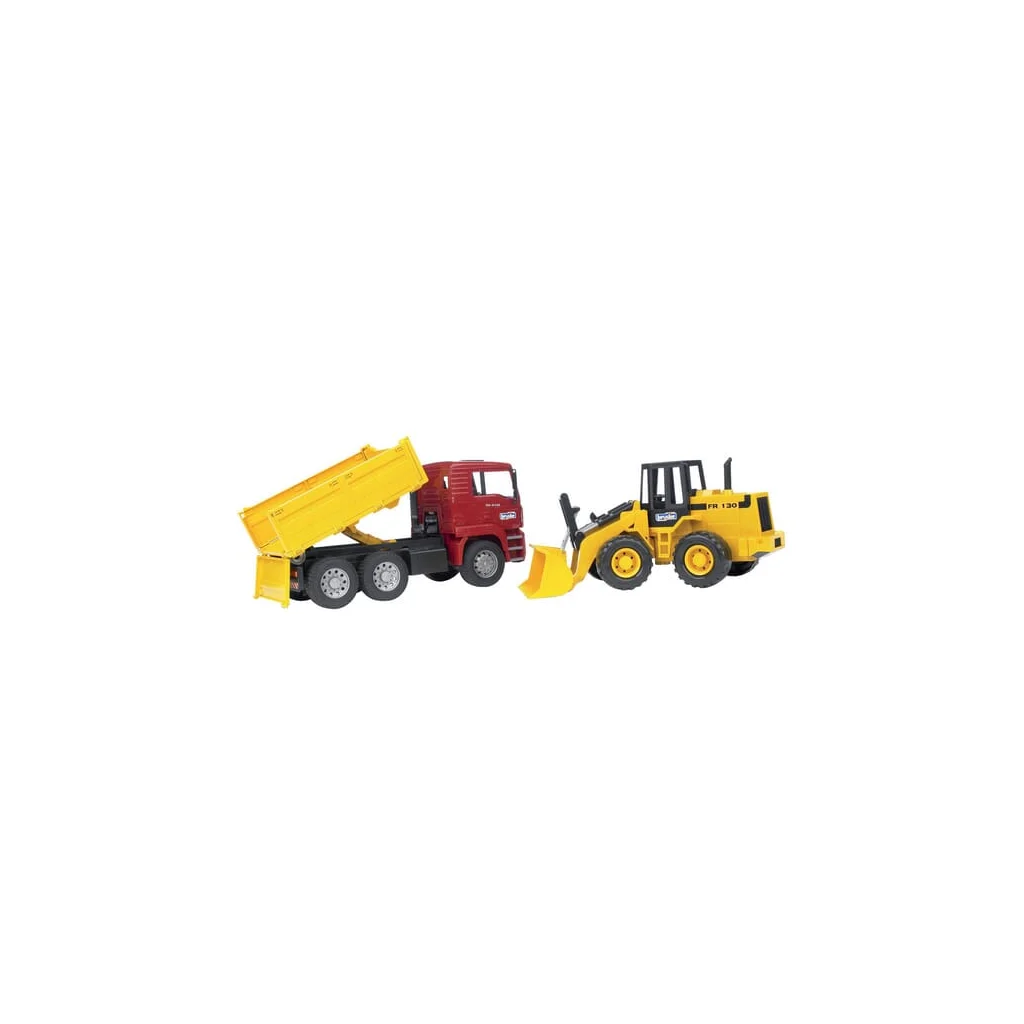 [AMAT2-403523] Camion MAN TGA cu benă basculabilă și încărcător frontal Fiat FR 130 U02752
