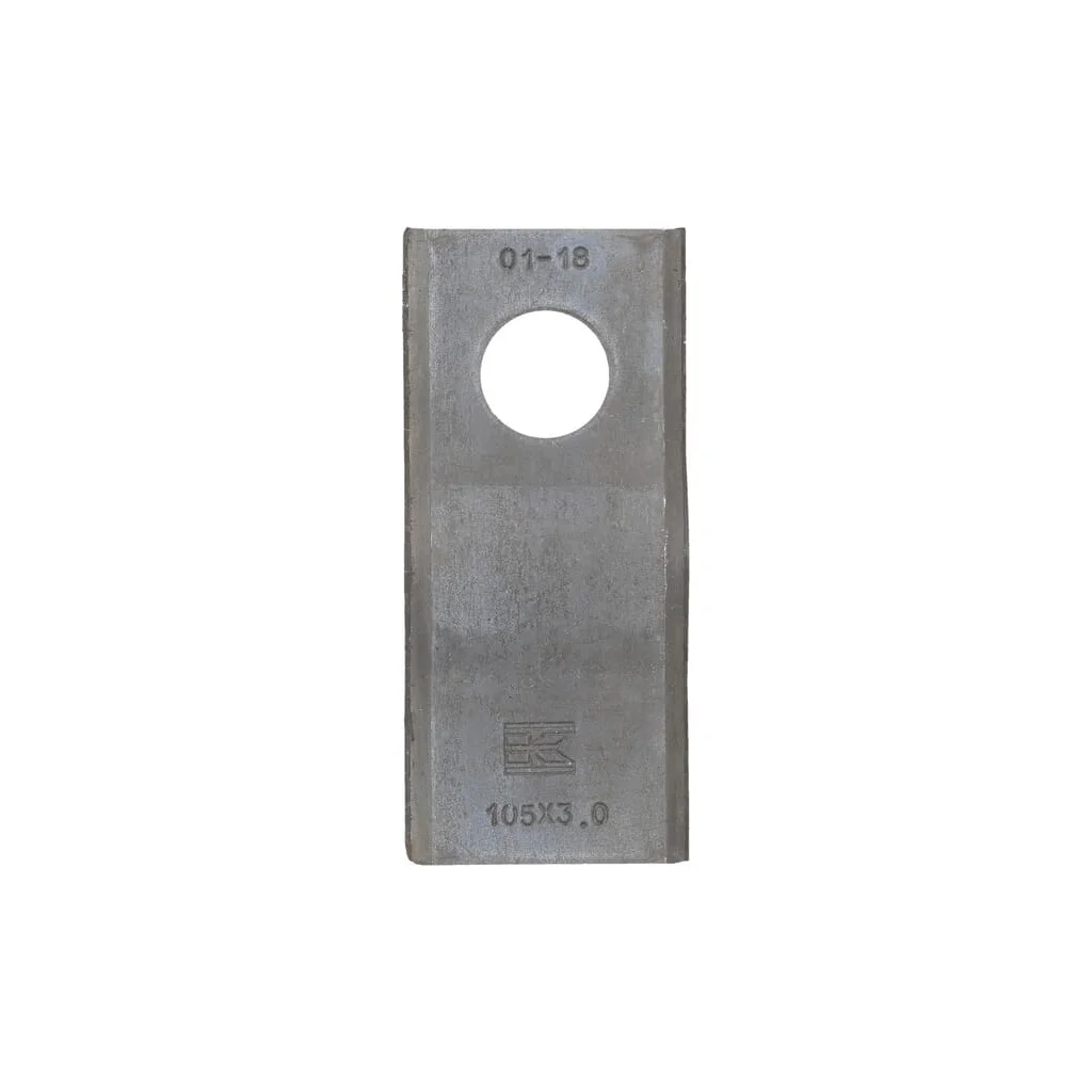 [AMAT2-409305] Lamă cositoare stânga/dreapta 105x47x3mm orificiu 21mm pachet 25 buc. potrivită pentru Kverneland/Claas/PZ/Krone/Marangon/Massey Ferguson/Pöttinger/Taarup/Vicon VGCM120KR