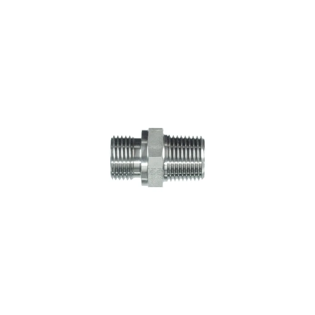 [AMAT2-413175] Adaptor drept tată 3/8" BSP x 1/4" NPT SS VNBN0604SS