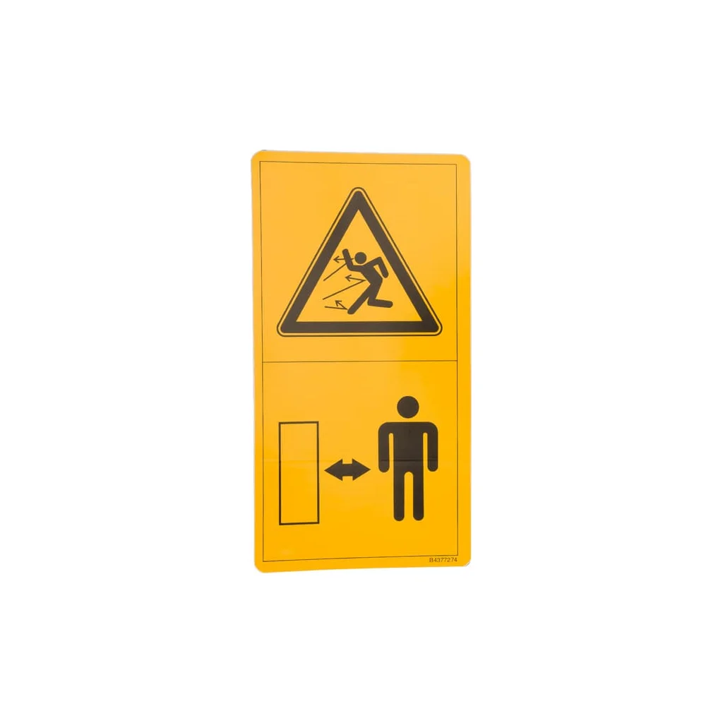 [AMAT2-413400] Autocolant Pericol Obiecte zburătoare VNB4377274