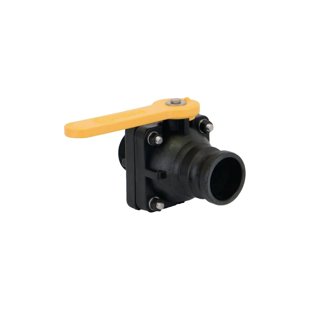 [AMAT2-422023] Robinet sferic cu 2 căi 2" filet exterior NPT x 2" Camlock tată VSFMT204FP