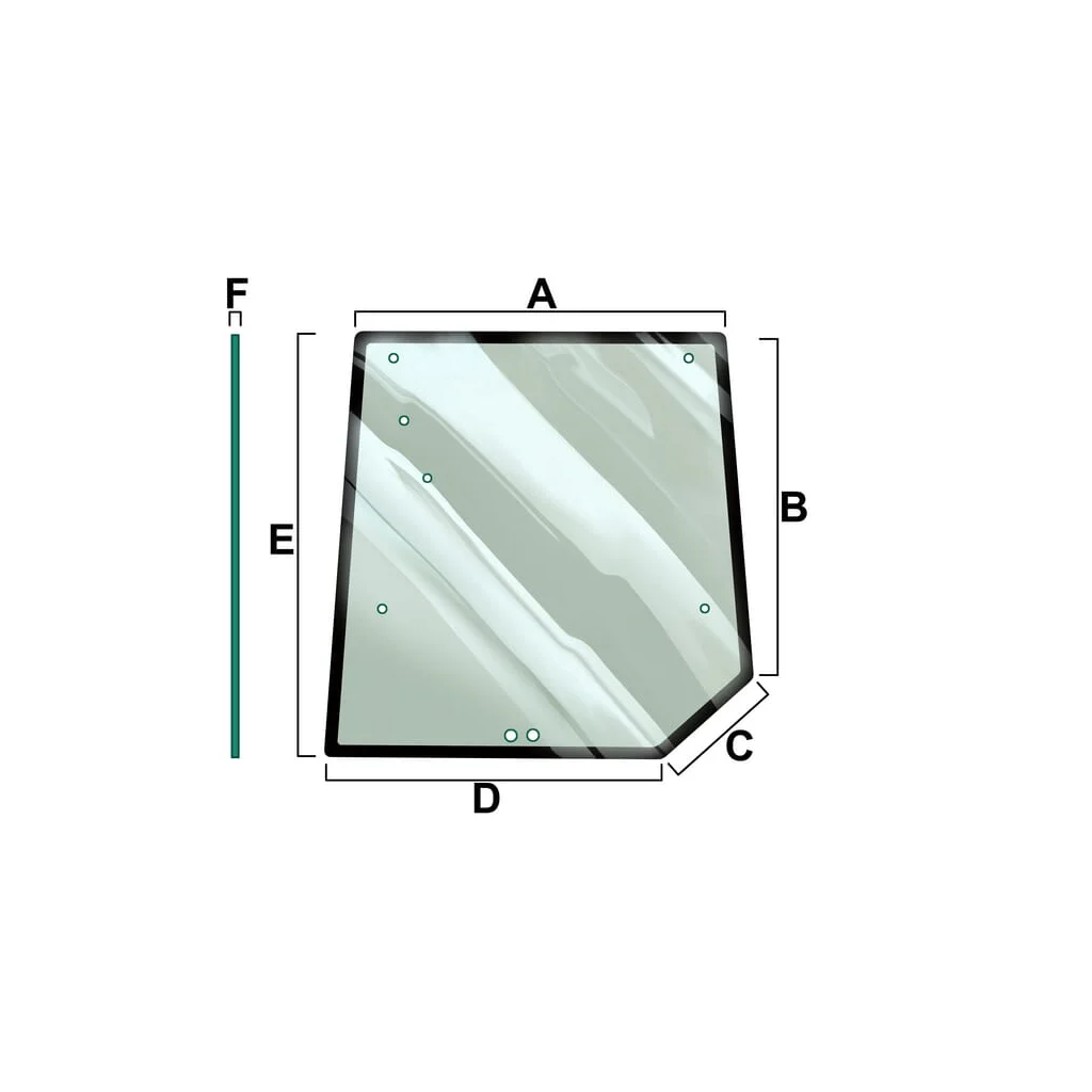 [AMAT2-420761] Sticlă geam spate VPM7363