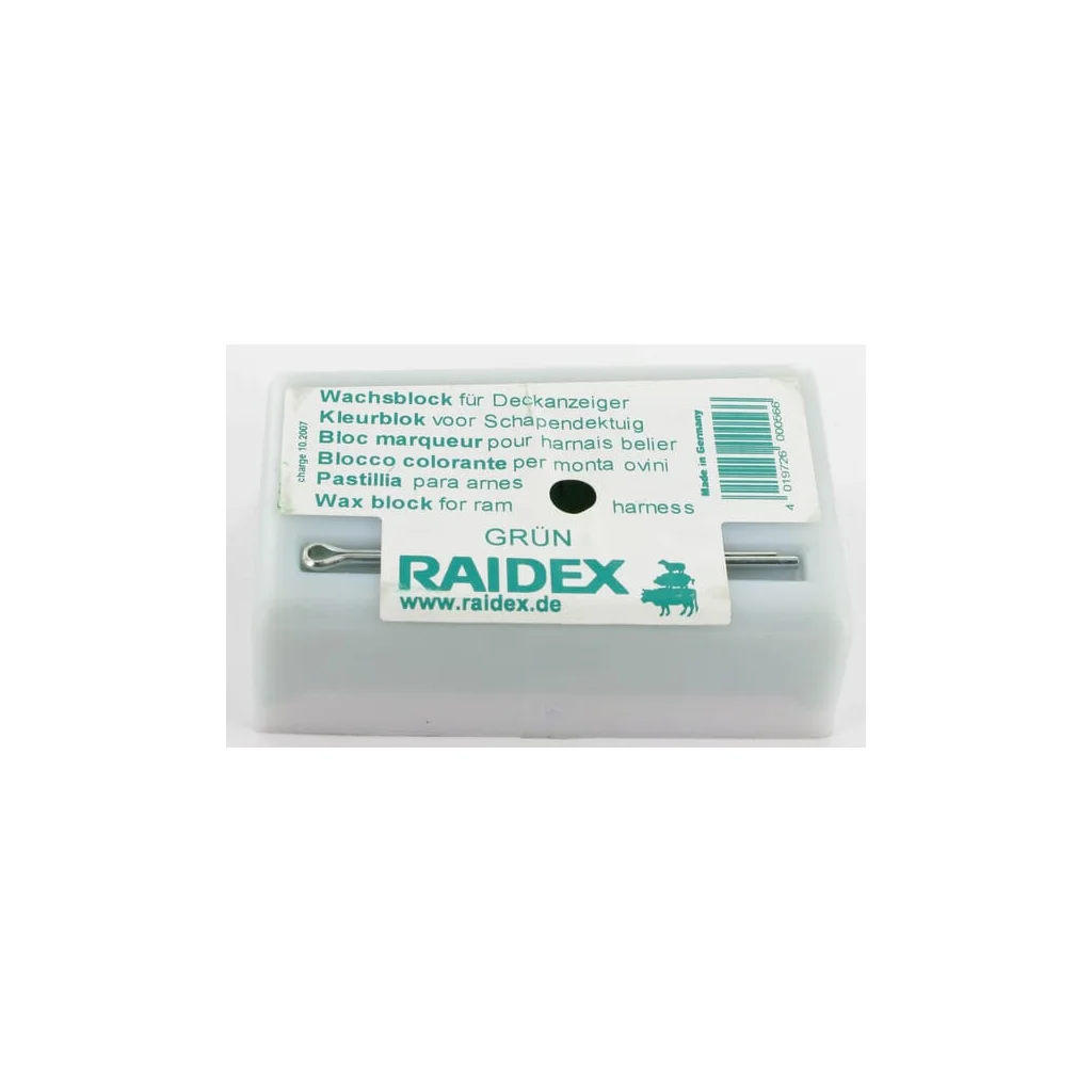 [AMAT2-422805] Bloc marcator de ceară, verde, Raidex VV8036
