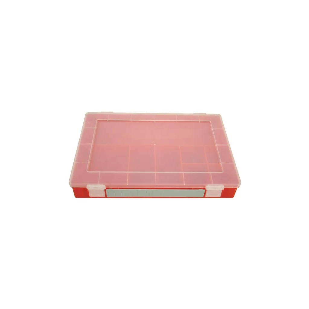 [AMAT2-423130] Cutie sortimentație 335x225x55mm plastic roșu 8 compartimente Hünersdorff WE6047