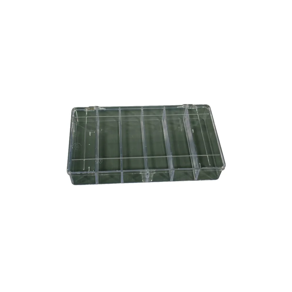 [AMAT2-423356] Cutie sortimentație 210x120x36mm plastic transparent 6 compartimente Hünersdorff WE6160