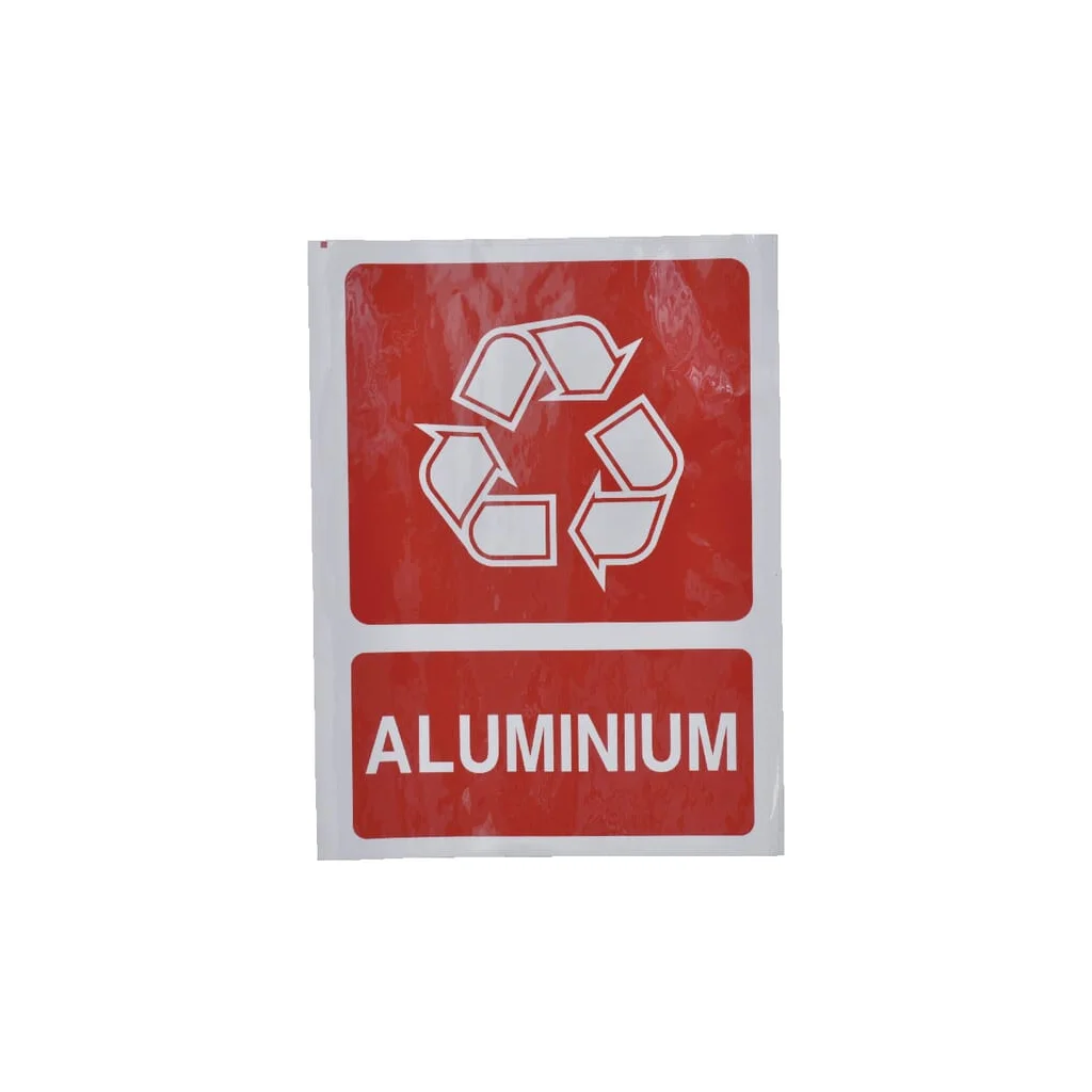 [AMAT2-423405] Autocolant informații suplimentare semn reciclare aluminiu: Aluminiu 210x297mm Brady WB251297