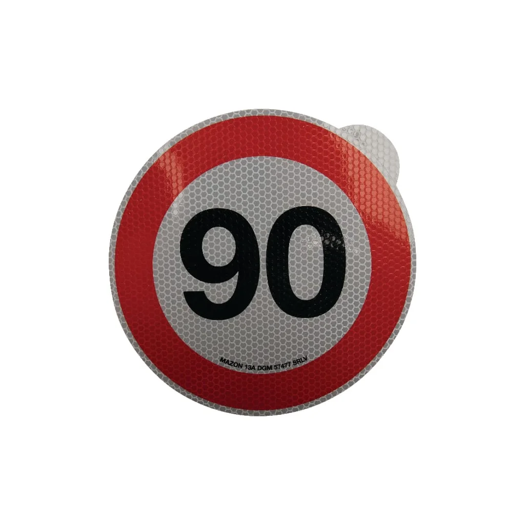 [AMAT2-423578] Autocolant indicator limită de viteză 90km/h Mazon WB7990IT