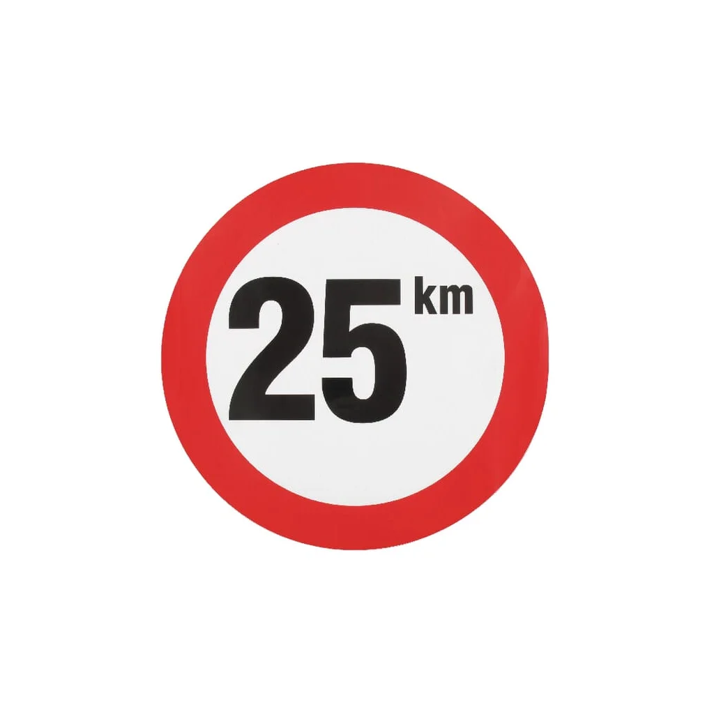 [AMAT2-423735] Autocolant semn de interzicere limită de viteză: 25km/h WB2501L