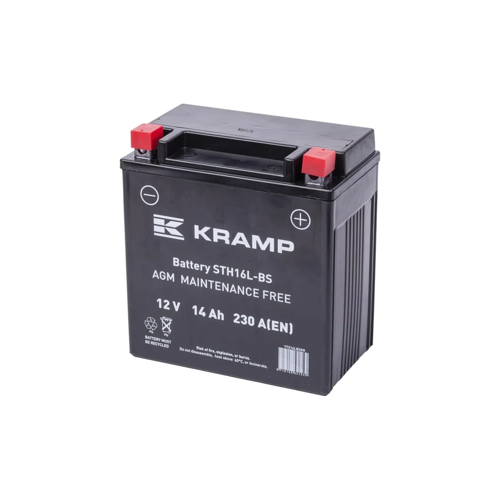 [AMAT2-428725] Baterie 12V 14Ah 230A sigilată Kramp YTX16LBSKR