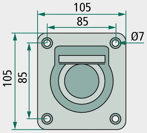 [AMAT3-102247] Garnitura etansare 105 x 105 mm