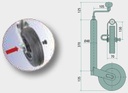 Winterhoff Roata ST 48-RB-200 V - cu functie de franare integrata