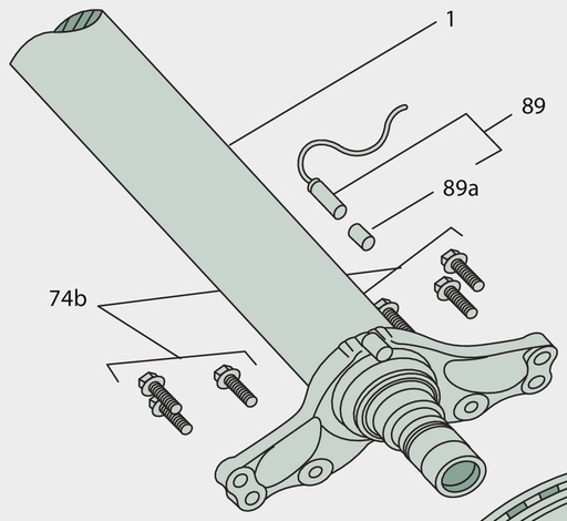 [AMAT3-101586] Gigant Etrier frana - fara garnituri, frana disc Haldex 3745 I